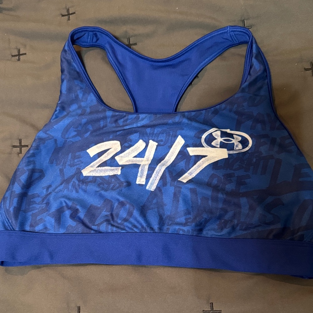 Under Armour 24/7 Blue Sports Bra